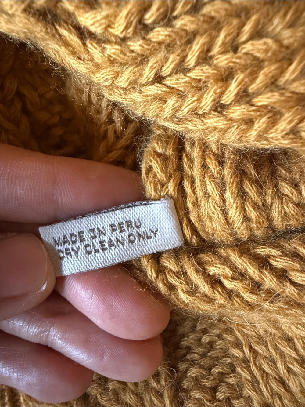 NWT alicia adams alpaca buckley cardigan ochre gold retail $595! - Picture 5 of 5